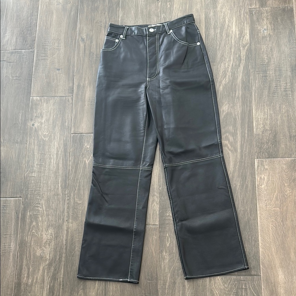 Free People faux leather pants
